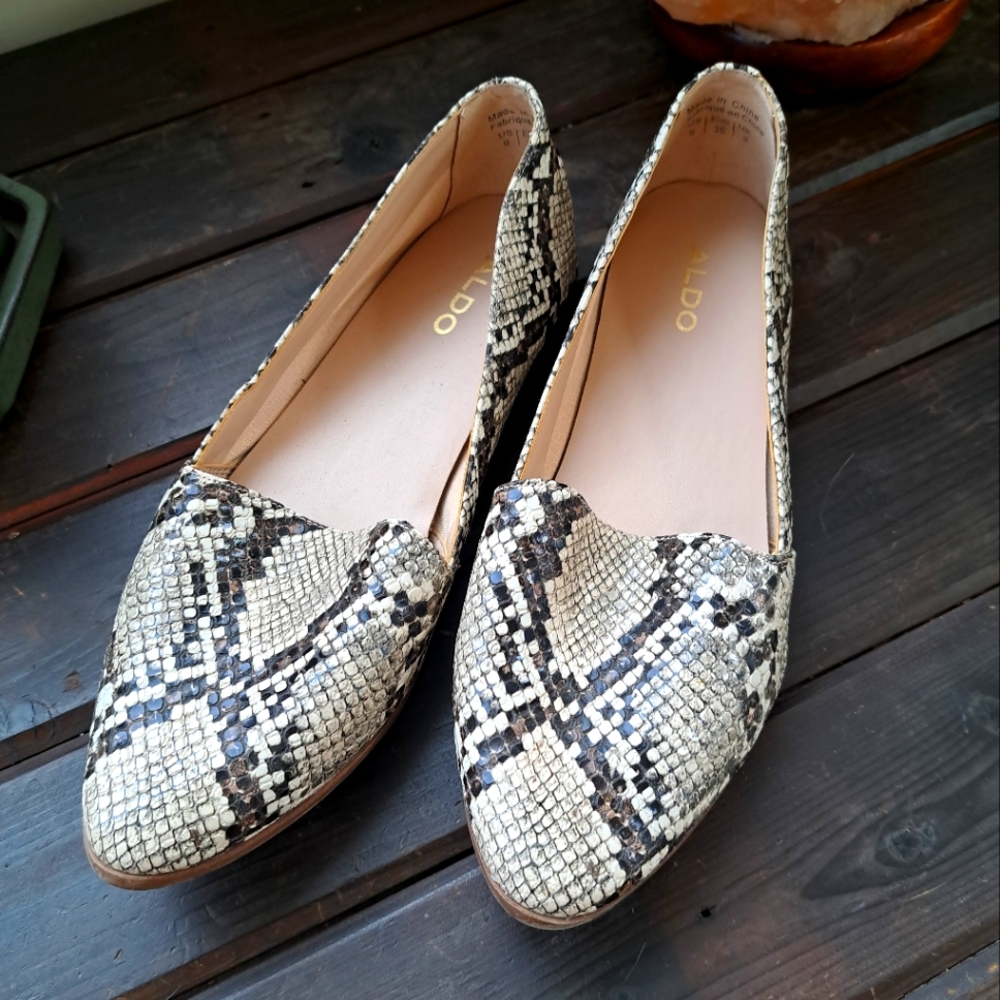 ALDO Women's Snakeskin Flats